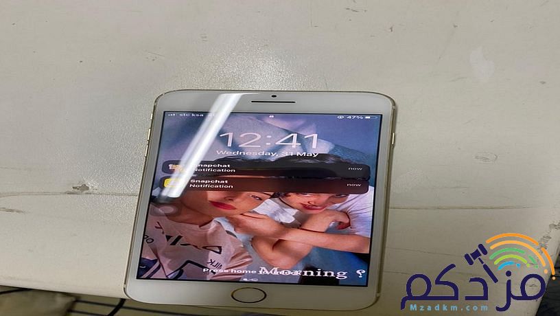 ايفون 7بلس 128 قيقا اللون ذهبي