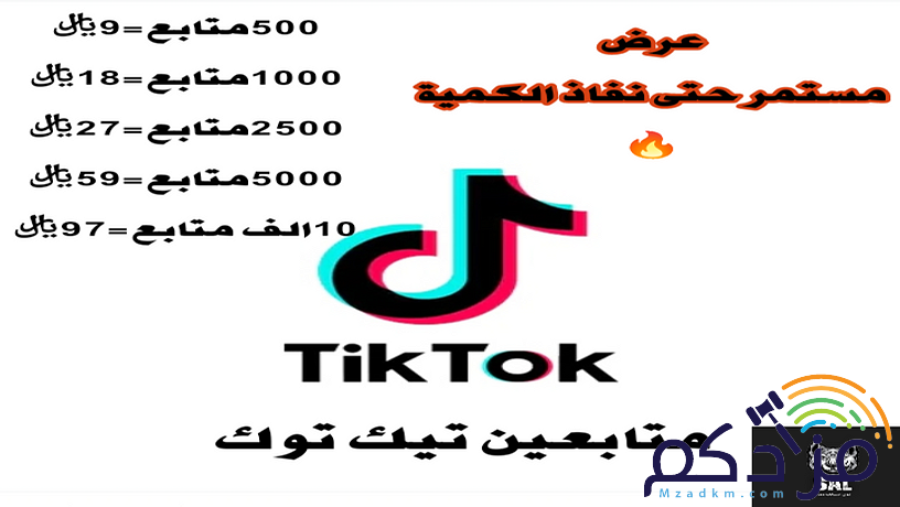 متابعين تيك توك مضمون و بأرخص الأسعار