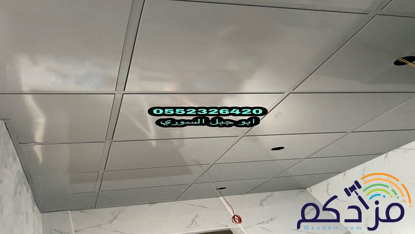 شرائح المنيوم للأسقف