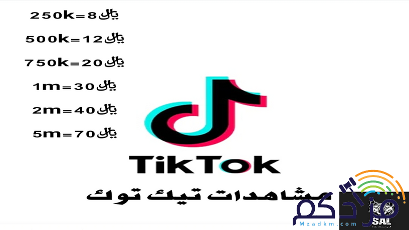 مشاهدات تيك توك (لايسبب مشاكل للحساب)