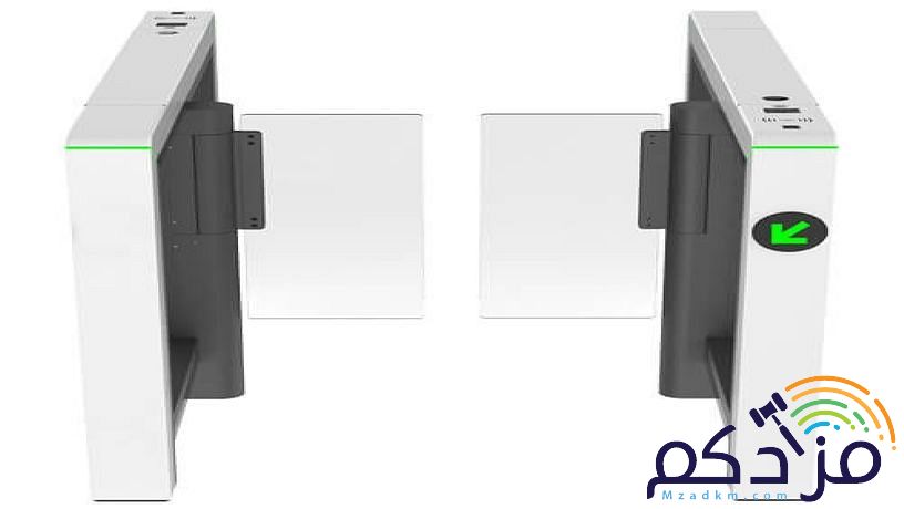 بوابات مرور افراد تعمل بصمه اصبع كارت وجه