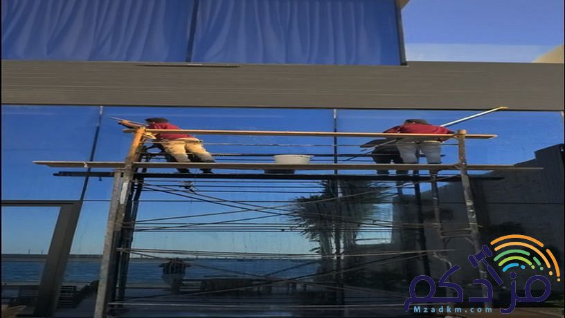 تنظيف الواجهات الزجاجية بجدة