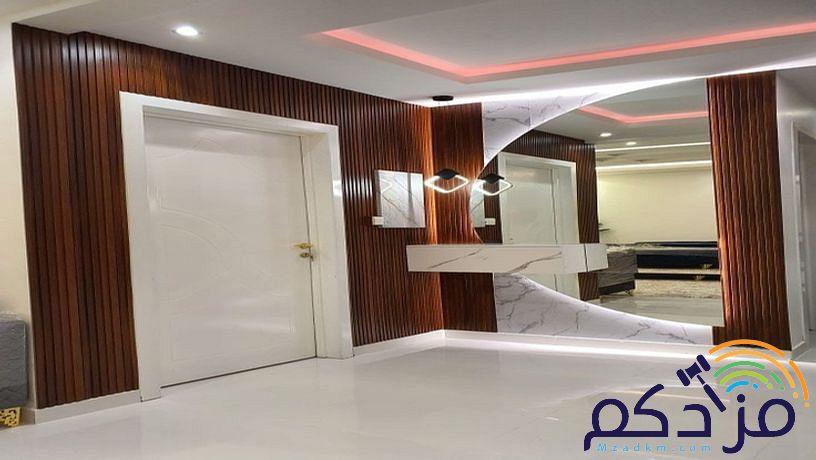 ديكور شاشه ديكور مداخل بديل الخشب بديل الرخام مرايا