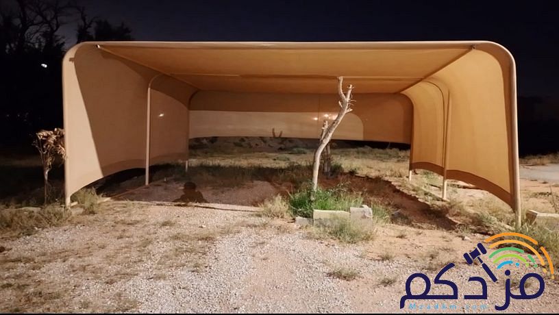 مظلات السيارات للخيام و سواتر
