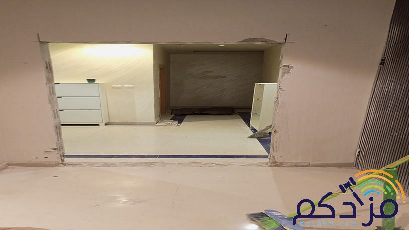 قص جدران بالليزر