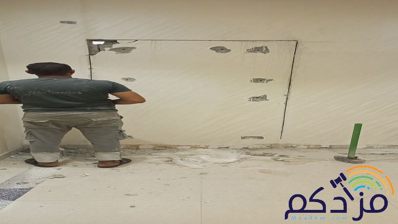 قص جدران بالليزر