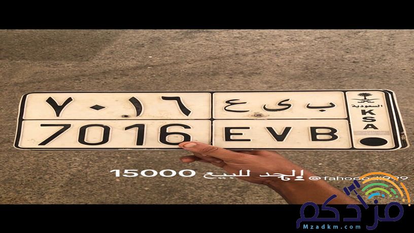 لوحة سياره