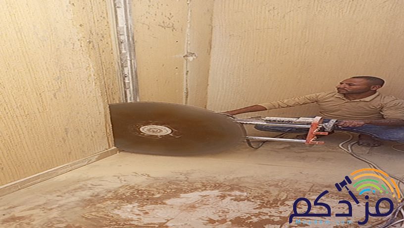 قص الجدار بالليزر