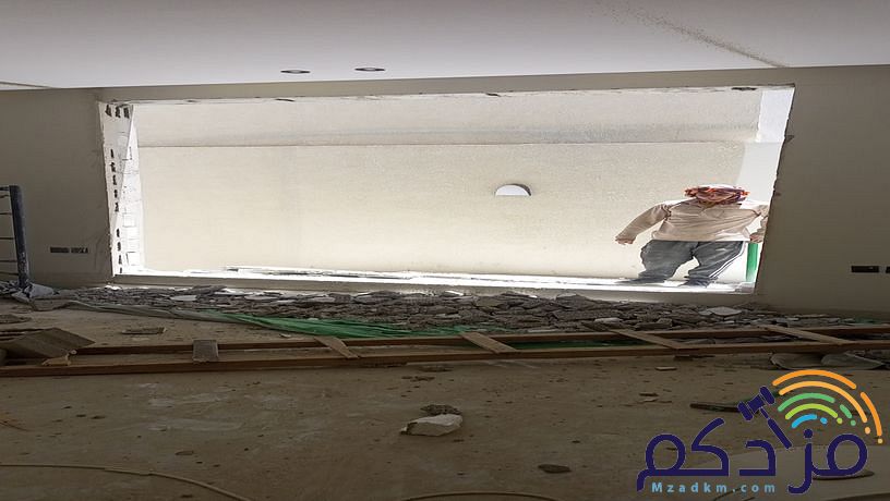 قص الجدار بالليزر