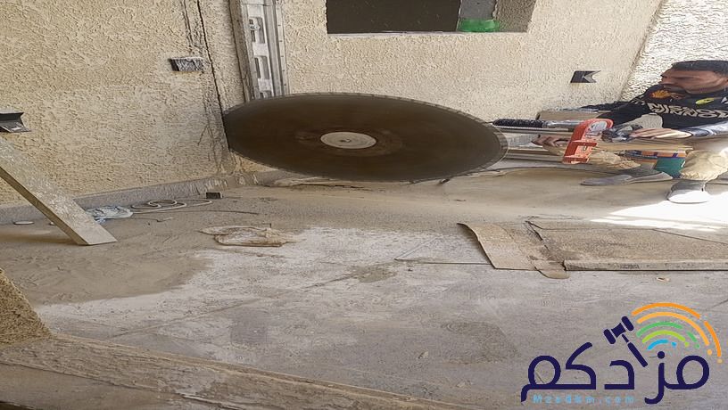 قص الجدار بالليزر