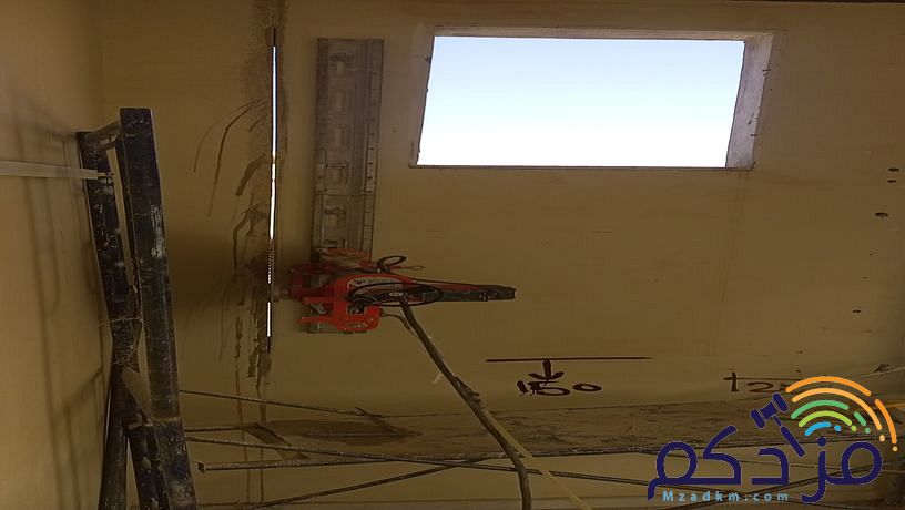 قص الجدار بالليزر