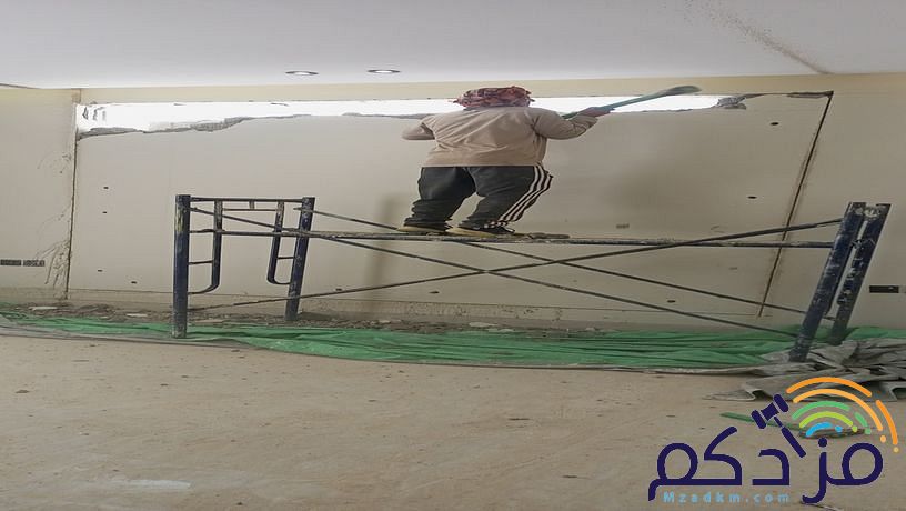 قص الجدار بالليزر