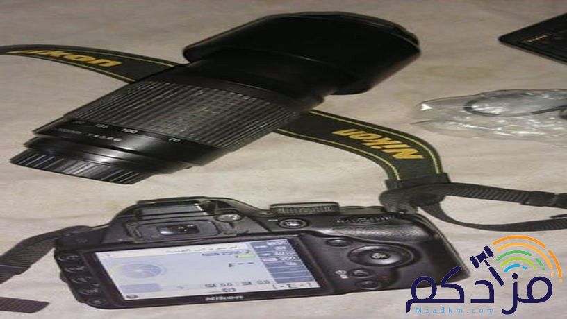 كايمرا تصوير نايكون بجميع ملحقاتها