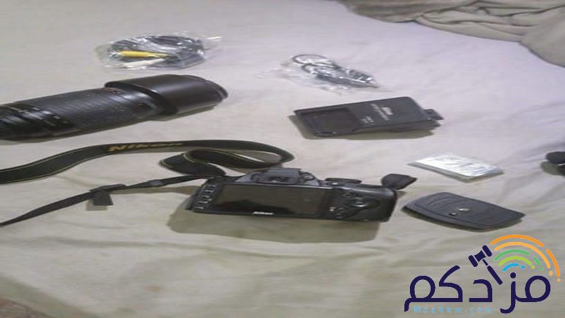 كايمرا تصوير نايكون بجميع ملحقاتها