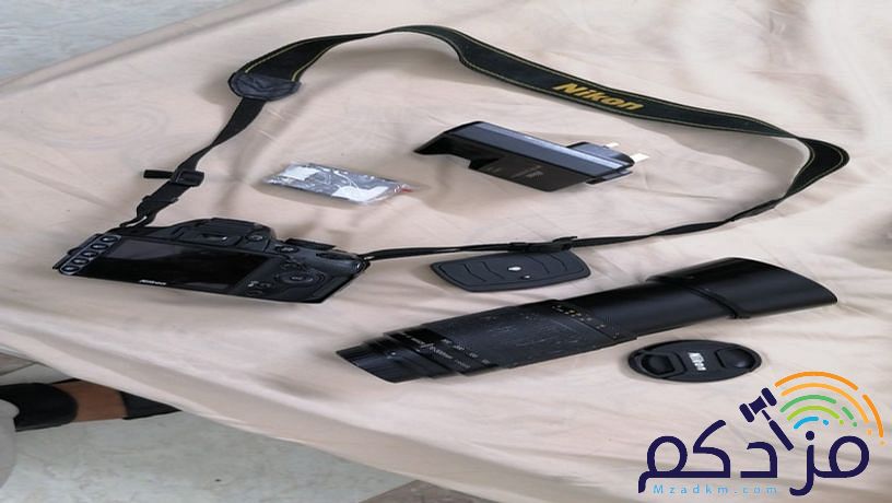 كايمرا تصوير نايكون بجميع ملحقاتها
