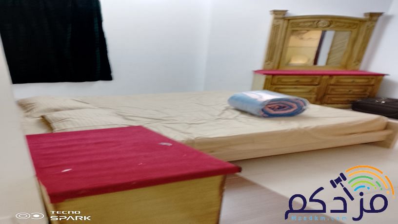 للايجار بمكه شقه مفروشه مع او بدون خروج حج غرفتين وصالتين ودورتين مياه