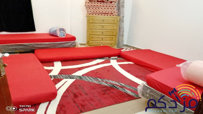للايجار بمكه شقه مفروشه مع او بدون خروج حج غرفتين وصالتين ودورتين مياه